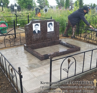 Памятники на могилу фото наших работ