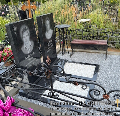 Памятники на могилу фото наших работ