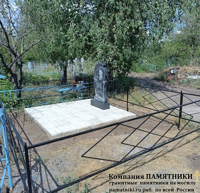 Надгробный памятник фото наших работ